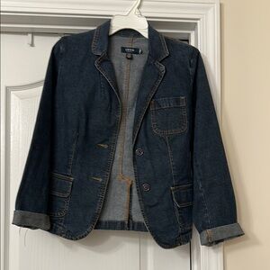 Izod Blue Jean Jacket Tailored Fit